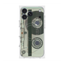 プレミアムスクエアケース with MagSafe［ RETORO CASSETTE TAPE - Skeleton Blue ］