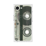 プレミアムスクエアケース with MagSafe［ RETORO CASSETTE TAPE - Skeleton Blue ］