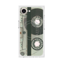 プレミアムスクエアケース with MagSafe［ RETORO CASSETTE TAPE - Skeleton Blue ］