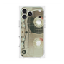 プレミアムスクエアケース with MagSafe［ RETORO CASSETTE TAPE - Skeleton Red ］