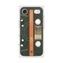 プレミアムスクエアケース with MagSafe［ RETORO CASSETTE TAPE - Opacity Black ］