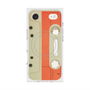 プレミアムスクエアケース with MagSafe［ RETORO CASSETTE TAPE - Opacity White ］