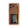 プレミアムスクエアケース with MagSafe［ RETORO RADIO - Brown ］