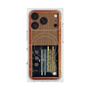 プレミアムスクエアケース with MagSafe［ RETORO RADIO - Brown ］