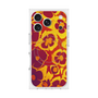 プレミアムスクエアケース with MagSafe［ y2k(Year2000) - Flower - Orange purple ］