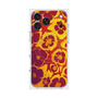 プレミアムスクエアケース with MagSafe［ y2k(Year2000) - Flower - Orange purple ］