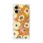 プレミアムスクエアケース with MagSafe［ y2k(Year2000) - Flower - Orange Pink ］