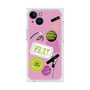 プレミアムスクエアケース with MagSafe［ Playful sticker - Dusty Pink ］