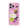 プレミアムスクエアケース with MagSafe［ Playful sticker - Dusty Pink ］