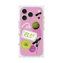 プレミアムスクエアケース with MagSafe［ Playful sticker - Dusty Pink ］
