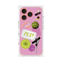 プレミアムスクエアケース with MagSafe［ Playful sticker - Dusty Pink ］