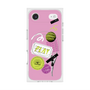 プレミアムスクエアケース with MagSafe［ Playful sticker - Dusty Pink ］