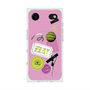 プレミアムスクエアケース with MagSafe［ Playful sticker - Dusty Pink ］