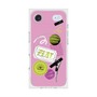 プレミアムスクエアケース with MagSafe［ Playful sticker - Dusty Pink ］
