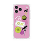 プレミアムスクエアケース with MagSafe［ Playful sticker - Dusty Pink ］