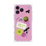 プレミアムスクエアケース with MagSafe［ Playful sticker - Dusty Pink ］