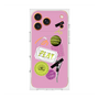 プレミアムスクエアケース with MagSafe［ Playful sticker - Dusty Pink ］