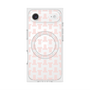 プレミアムスクエアケース with MagSafe［ LANVIN en Bleu - Monogram - Pink ］