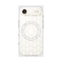 プレミアムスクエアケース with MagSafe［ LANVIN en Bleu - Monogram - White ］