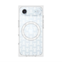 プレミアムスクエアケース with MagSafe［ LANVIN en Bleu - Monogram - White ］