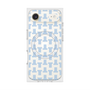 プレミアムスクエアケース with MagSafe［ LANVIN en Bleu - Monogram - Blue ］