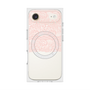 プレミアムスクエアケース with MagSafe［ LANVIN en Bleu - Lace - Pink ］