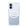 プレミアムスクエアケース with MagSafe［ LANVIN en Bleu - Lace - White ］