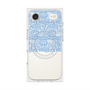 プレミアムスクエアケース with MagSafe［ LANVIN en Bleu - Lace - Blue ］