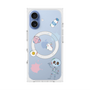 プレミアムスクエアケース with MagSafe［ DRAWING PAPER White ］
