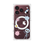 プレミアムスクエアケース with MagSafe［ DRAWING PAPER White ］