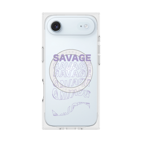 プレミアムスクエアケース with MagSafe［ SAVAGE Purple ］