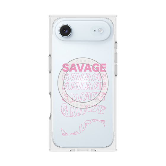 プレミアムスクエアケース with MagSafe［ SAVAGE Pink ］