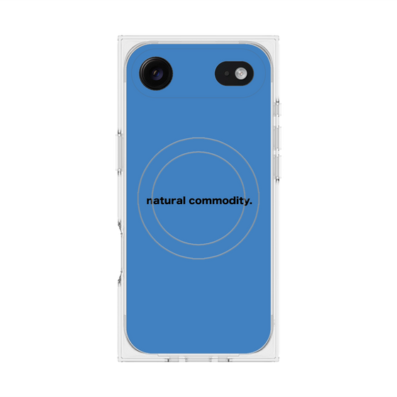 プレミアムスクエアケース with MagSafe［ NATURAL COMMODITY Blue ］
