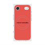 プレミアムスクエアケース with MagSafe［ NATURAL COMMODITY Red ］