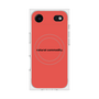 プレミアムスクエアケース with MagSafe［ NATURAL COMMODITY Red ］