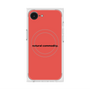 プレミアムスクエアケース with MagSafe［ NATURAL COMMODITY Red ］