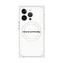 プレミアムスクエアケース with MagSafe［ NATURAL COMMODITY White ］