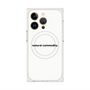 プレミアムスクエアケース with MagSafe［ NATURAL COMMODITY White ］