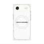 プレミアムスクエアケース with MagSafe［ NATURAL COMMODITY White ］