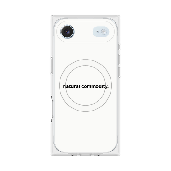 プレミアムスクエアケース with MagSafe［ NATURAL COMMODITY White ］