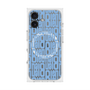 プレミアムスクエアケース with MagSafe［ LANVIN en Bleu - Logo Pattern - Blue ］