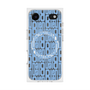 プレミアムスクエアケース with MagSafe［ LANVIN en Bleu - Logo Pattern - Blue ］
