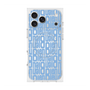 プレミアムスクエアケース with MagSafe［ LANVIN en Bleu - Logo Pattern - Blue ］