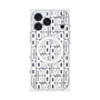 プレミアムスクエアケース with MagSafe［ LANVIN en Bleu - Logo Pattern - White ］