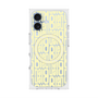 プレミアムスクエアケース with MagSafe［ LANVIN en Bleu - Logo Pattern - Yellow ］