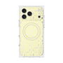 プレミアムスクエアケース with MagSafe［ LANVIN en Bleu - Logo Pattern - Yellow ］