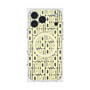 プレミアムスクエアケース with MagSafe［ LANVIN en Bleu - Logo Pattern - Yellow ］
