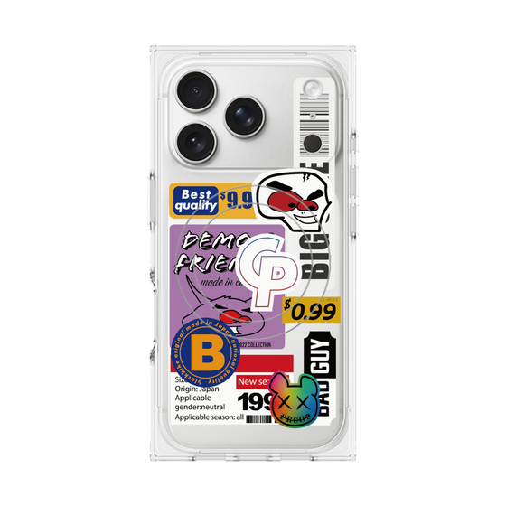 プレミアムスクエアケース with MagSafe［ Demon Friends Sticker .2 ］