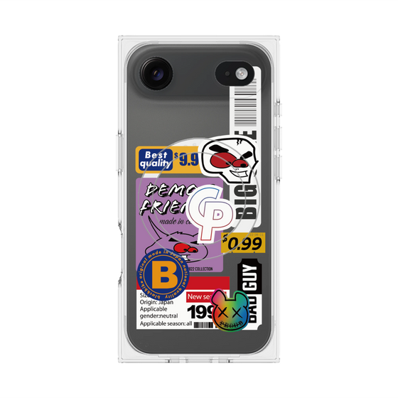 プレミアムスクエアケース with MagSafe［ Demon Friends Sticker .2 ］