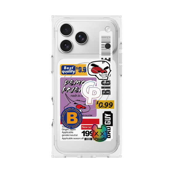 プレミアムスクエアケース with MagSafe［ Demon Friends Sticker .2 ］